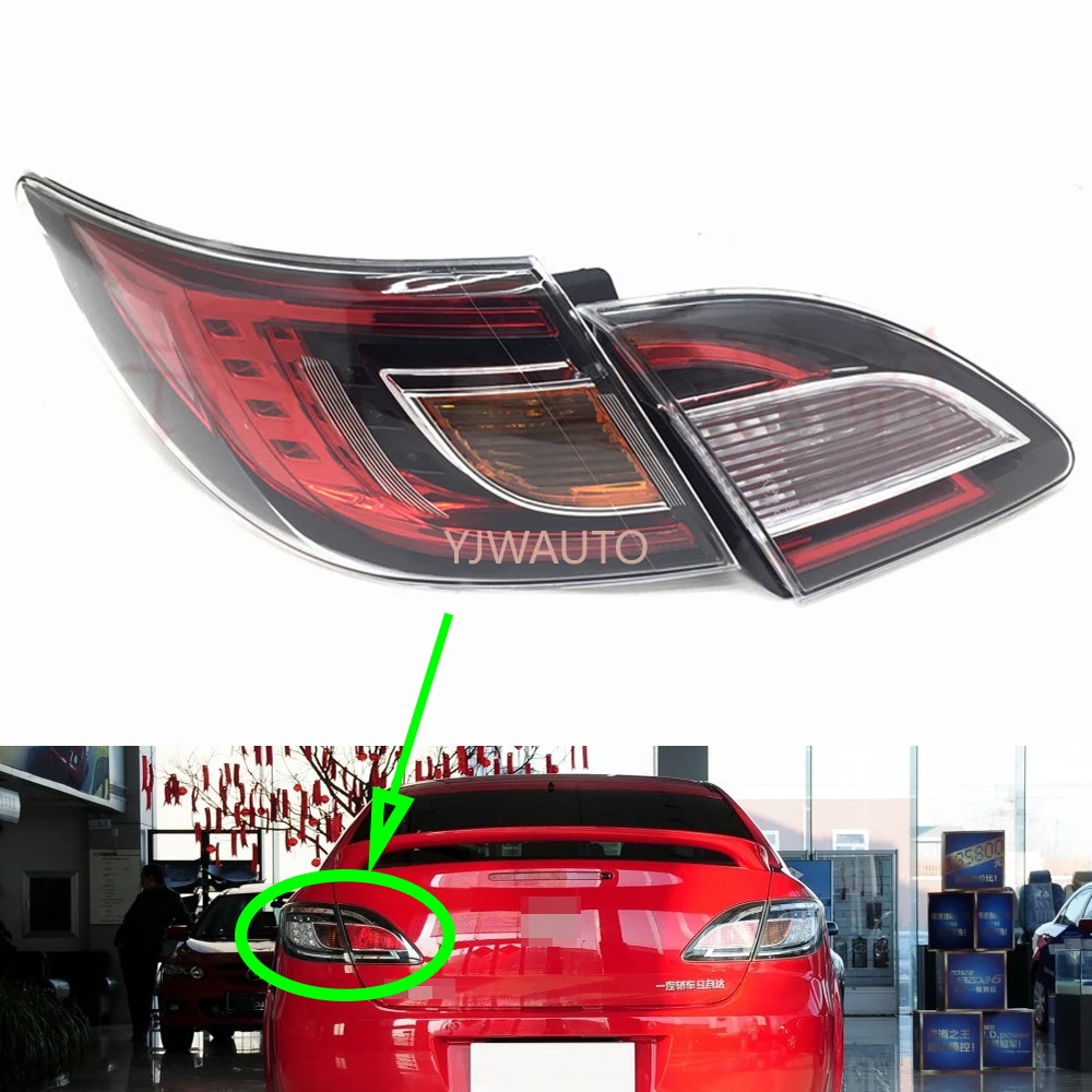 Задний фонарь для Mazda 6 Atenza Coupe 2009 2010 2011 2012 задний поворотный сигнал стоп-сигнал