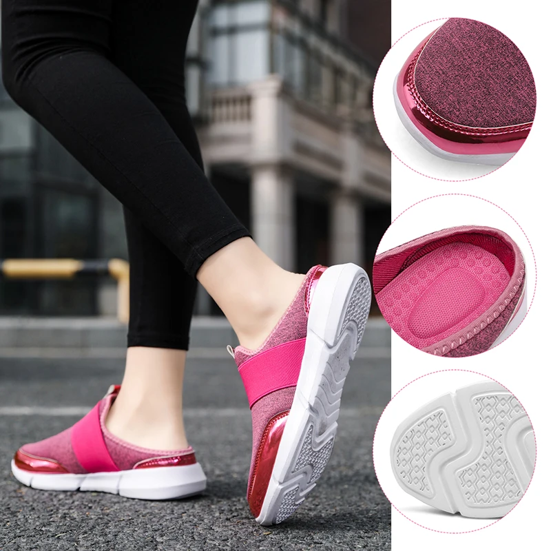 New Women Slippers Sandals Summer Breathable Flat Shoes Anti-slip Casual Female Outdoor Designer Shoes Ladies Beach Flip Flops