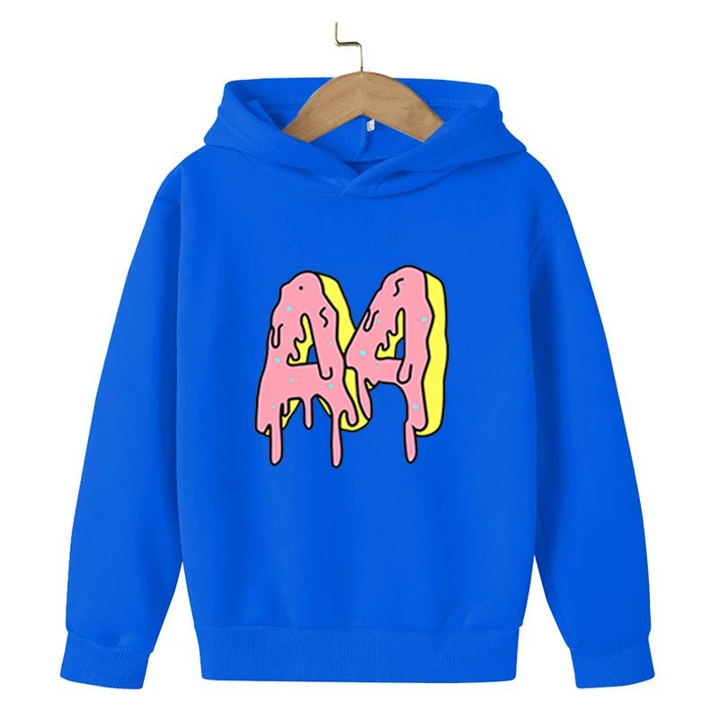 

Summer A4 Merch Child Hoodie Pants Suit Boy Girl Sweatshirt Tops Quality Kids Baby Clothing Print A4 Donuts Sleeve Length(cm)