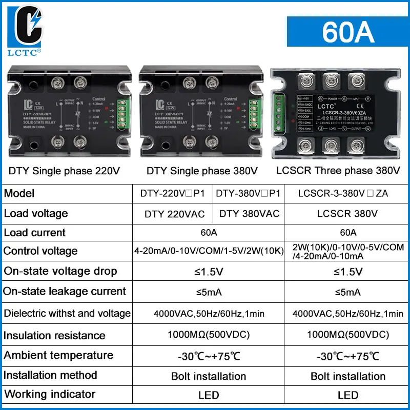 LCTC Модуль регулятора напряжения 220В/380В