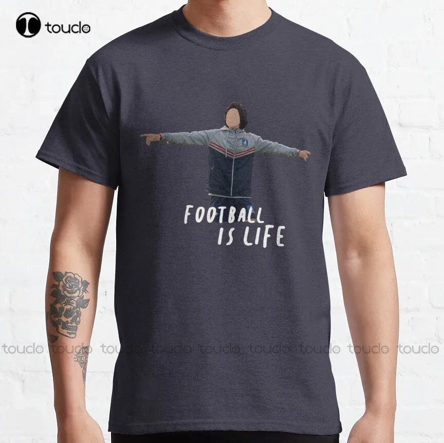 

Классическая футболка Dani Rojas _ Football Is Life, женские футболки, индивидуальная футболка Aldult для подростков, унисекс, футболка с цифровой печатью, ...