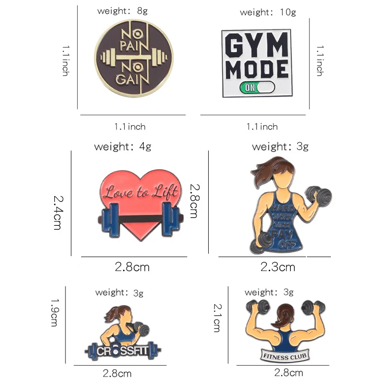 Креативная модная мультяшная брошь на лацкан в виде капли для спортзала и