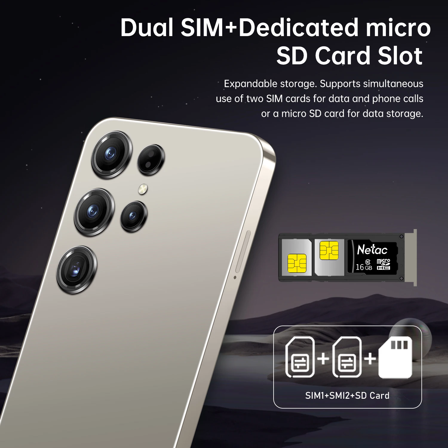 FUFFI-S25 Pro, смартфон Android, 6,56 дюйма, 8 ГБ ОЗУ, 256 ГБ ПЗУ, двойная SIM-карта, мобильный телефон, магазин Google Play, 16 + 32 МП, 5500 мАч, branslees (art.: 3920cc14c8aed) - 3920cc14c8aed