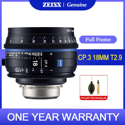 ZEISS CP.3 18 мм T2.9 компактный премиум кинообъектив для Canon EF/MFT/PL/Nikon F/Sony E Mount Cameras