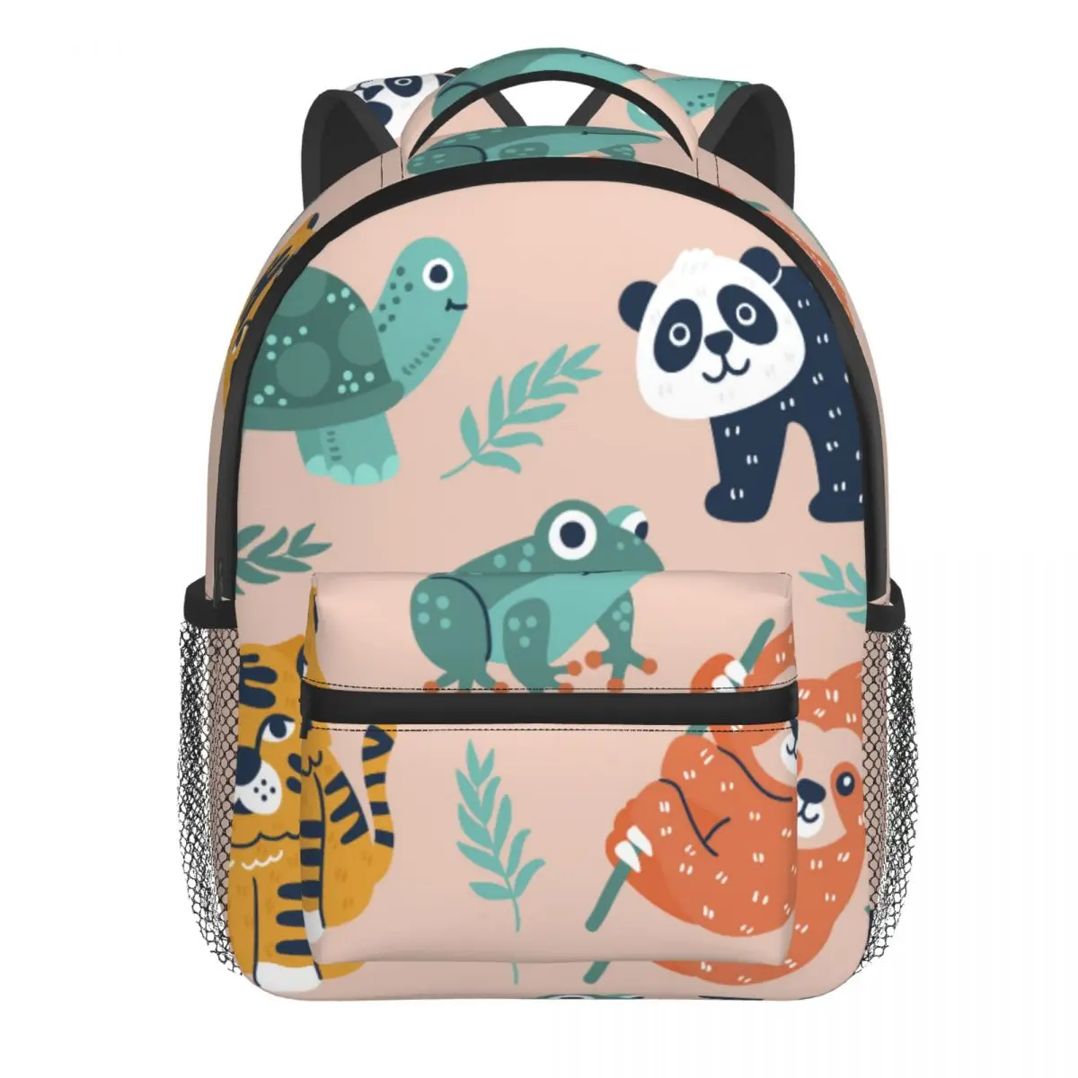 Kids Backpack Tropical Animal Kindergarten Children Mochila School Bag