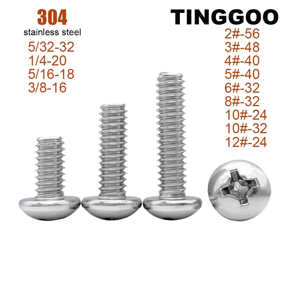 

Болты ТINGGOO из нержавеющей стали 304 UNC/UNF