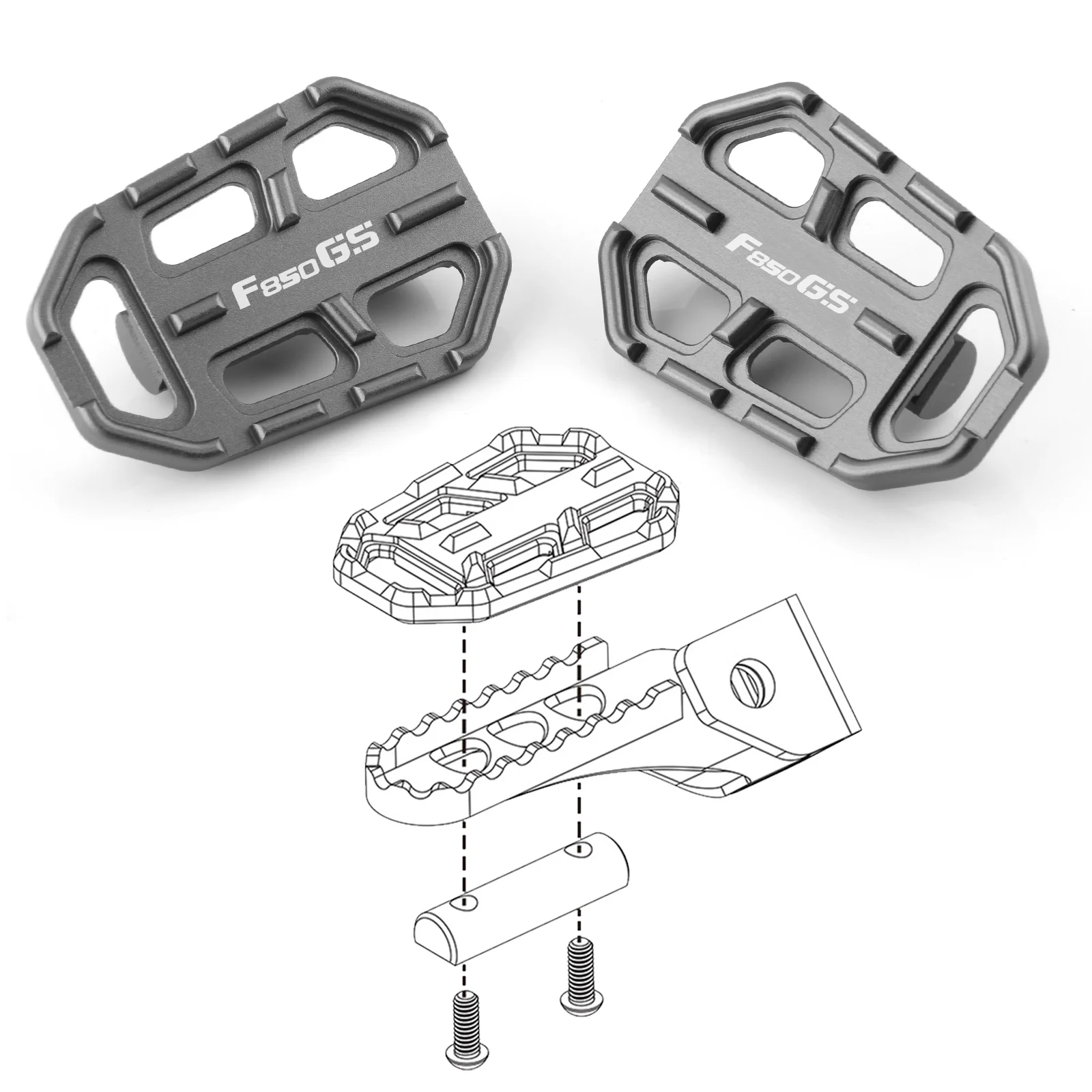 Фото Удлинитель для ног мотоцикла, Алюминиевая Подставка для BMW F850GS F850 GS 2013- 2018 2019 №5