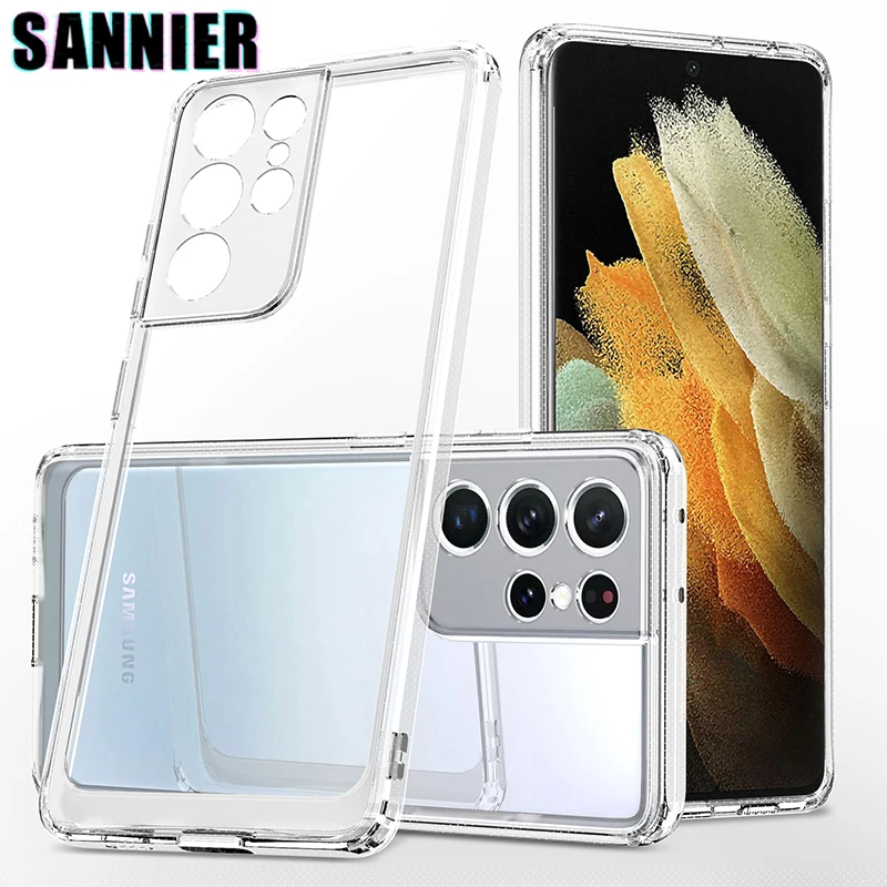 

Original Shockproof Phone Case For Samsung Galaxy S21 S30 S21Plus S21Ultra S30Pro S30Ultra Business Clear Phone Back Cover