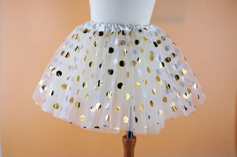 Детская юбка-пачка в горошек с блестками | Тематическая одежда и униформа
