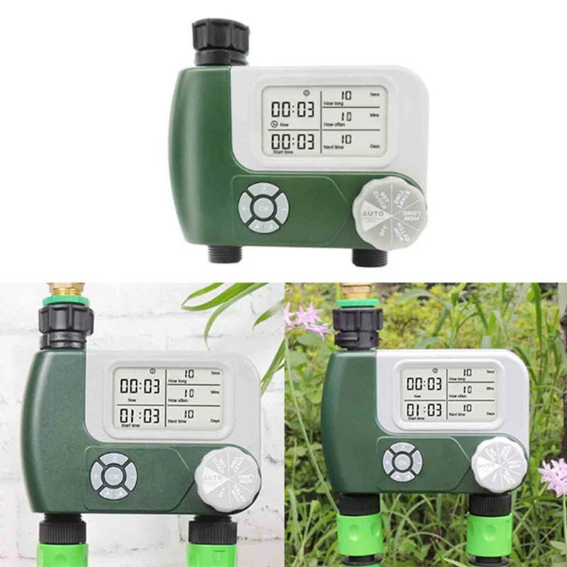 

Water Timer Garden Sprinkler Automatic Watering Sprinkler System Irrigation Controller Hose Faucet Timer
