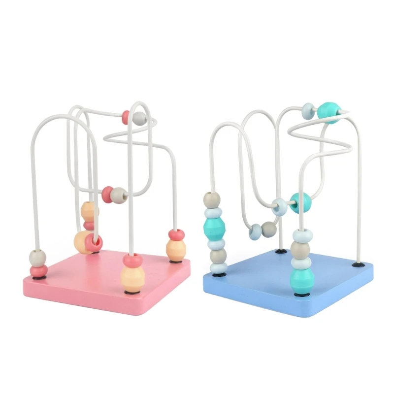 

Educational Kids Number Counting & Winding Beads Toy Bead Maze Enlightenment Toy for Children Hand-eye Coordination Toy