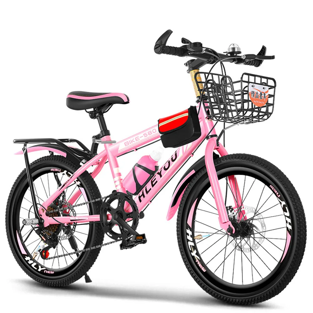 

22/24 Inch Bicycle Children's Mountain Bike Variable Speed Disc Brake Anti-Skid And Wear-Resistant Tires