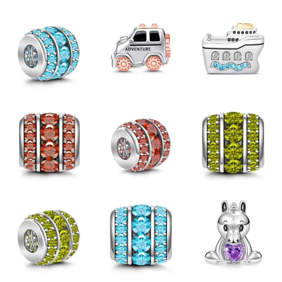 Китайские и западные амулеты подвески из бисера в цифровом стиле модные Jianyue