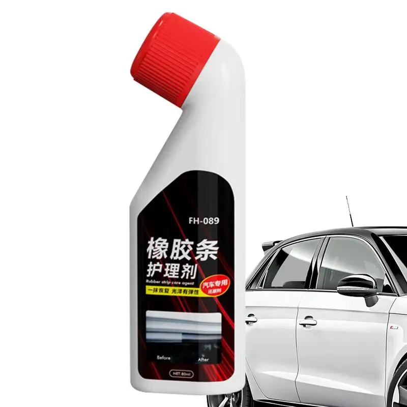 

Rubber Seal Conditioner 80ml Safe Auto Detailing Supplies User Friendly Trim Restorer Renovated Coating Paste Maintenance Agent