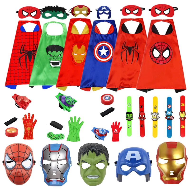 Накидка/маска супергероя Marvel Аниме Костюм Супергероя