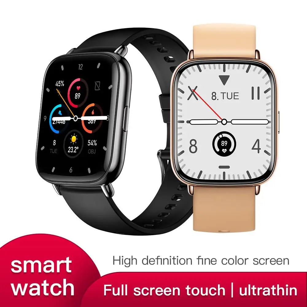 

1.69 Inch Um68t Smartwatch Full Touch Screen Sport Watch Heart Rate Sleep Monitoring Reminder Sport Fitness Watch