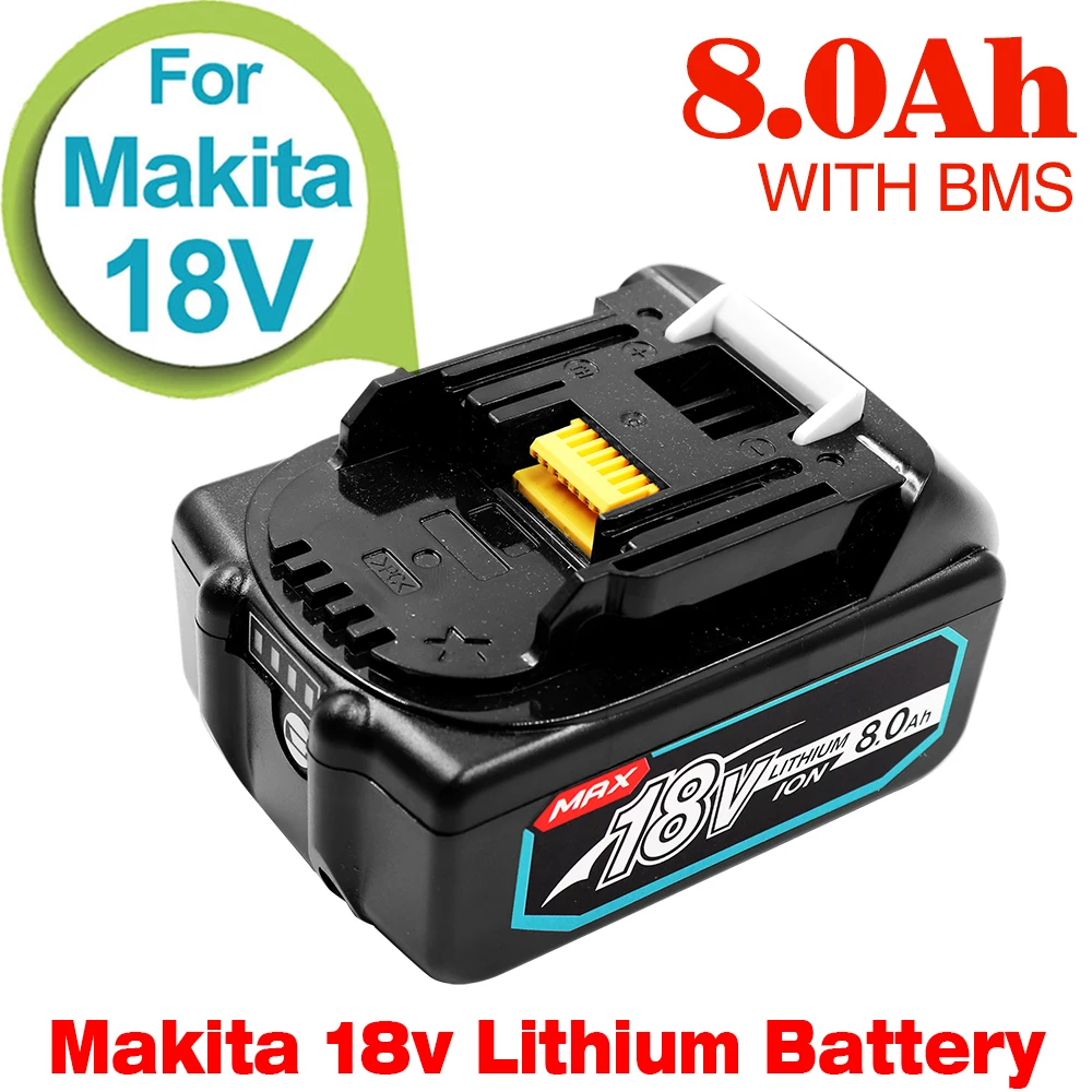

Special offer For Makita electric appliance 18V battery 3Ah 6Ah 8Ah 12Ah BL1840 BL1850 BL1830 BL1860B LXT400 Rechargeable