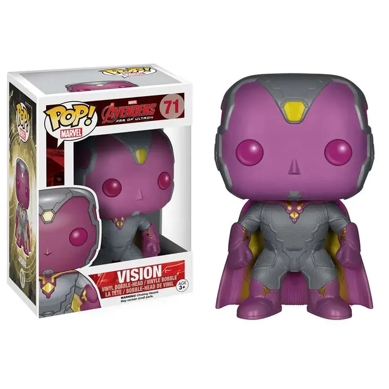 Funko Pop Movies Age of Ultron Wanda Vision # 71 виниловые фигурки куклы экшн-игрушки подарки