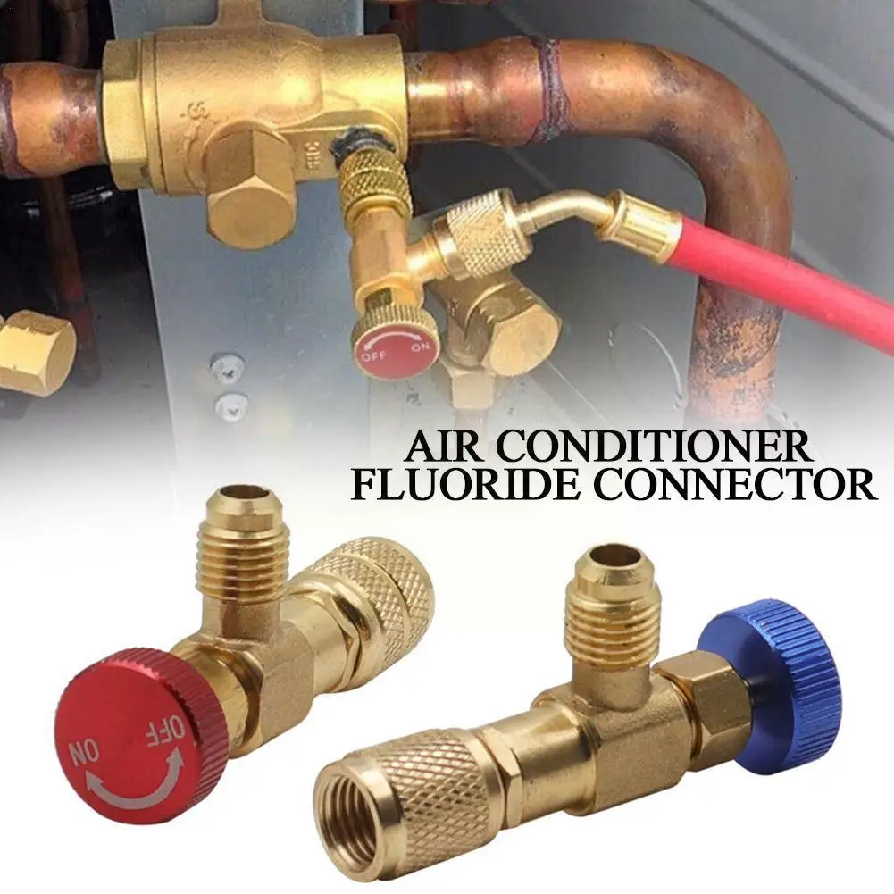 

Liquid Safety Valve R410A R22 Air Conditioning Refrigerant "Safety Adapter Fluoride 1/4 Air Repair And Conditioning L3Y7