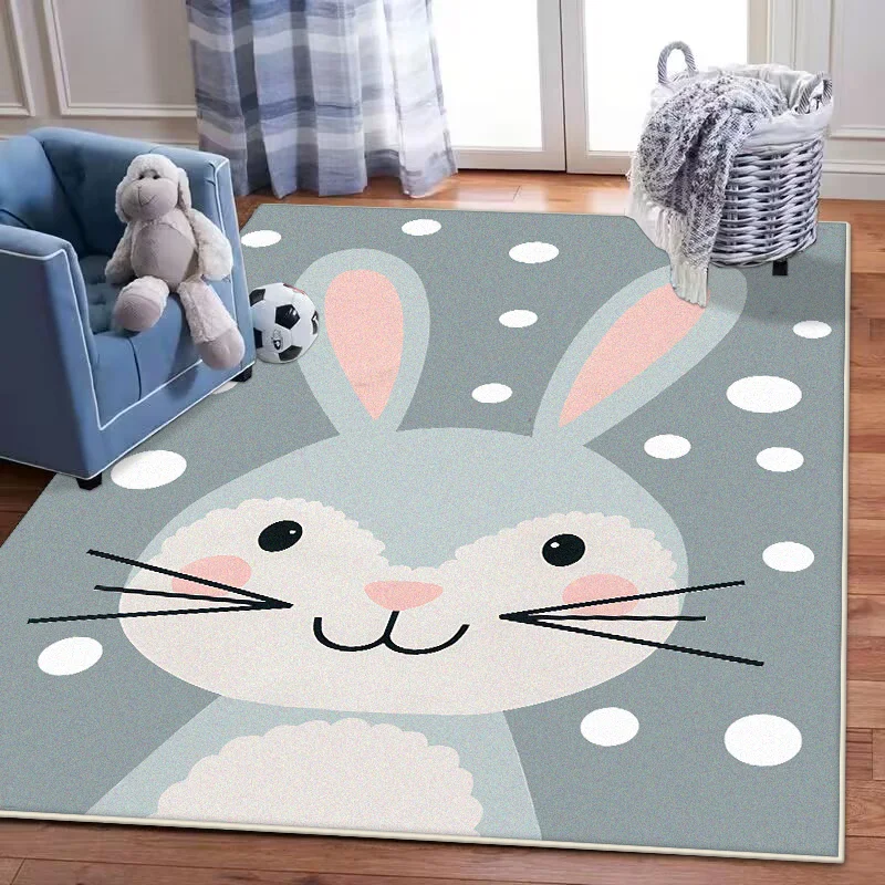 

Детский ковёр с мультяшными животными 100% полиэстер