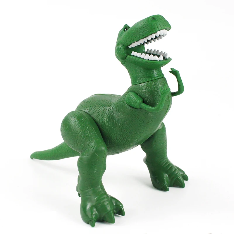 

Disney История Игрушек 4 Рекс Зеленый Динозавр ПВХ экшн Фотоэлементы могут двигаться коллекционные игрушки для детей Gi