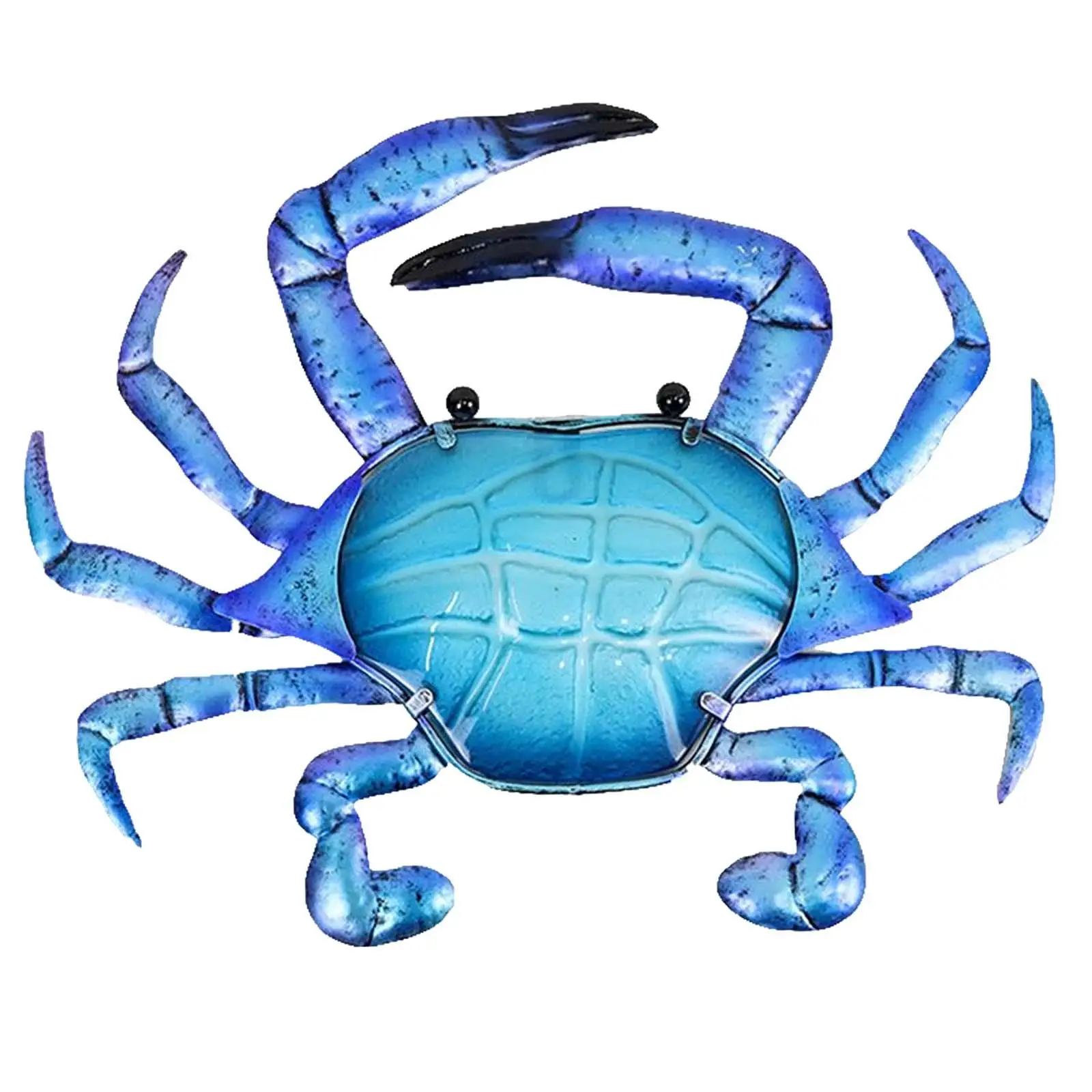 

Creative Crab Wall Sculpture Collectible Hanging for Indoor Outdoor Yard Decorative