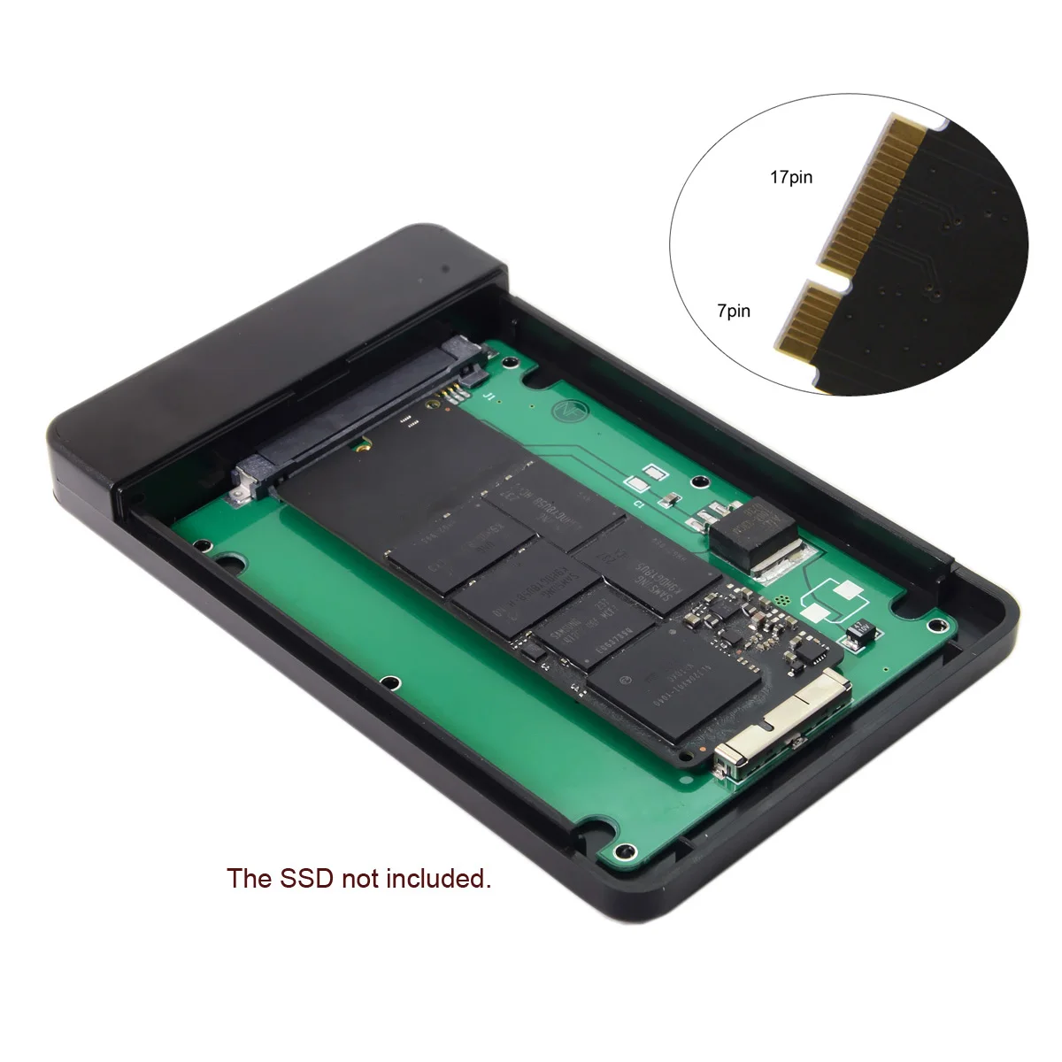 Корпус NGFF с USB 3 0 на 2012 для Macbook Pro Retina A1425 A1398 MC975 MC976 MD212 MD213 ME662 ME664 ME665 SSD 17 + 7Pin