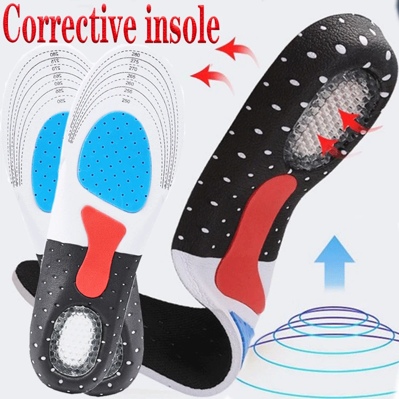 

Unisex Silicone Sport Insoles Orthotic Arch Support Sport Shoe Pad Running Gel Insoles Insert Cushion for Walking,Running Hiking
