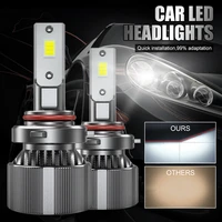 2pcs h4 h7 led bulb h8 h11 9005 9006 9012 car headlight 24000lm high lumen 9 32v 60w driving light ip68 waterproof accessories