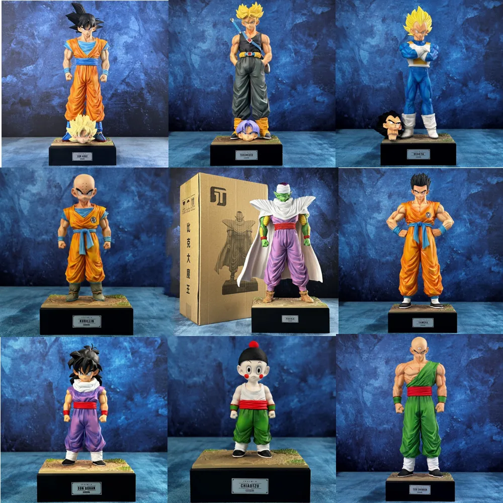 Dragon Ball Z Son Goku Gohan Piccolo Trunks Warrior Kurilin Unlimited Gk Аниме Фигурки ПВХ Манга Сцена Коллекция