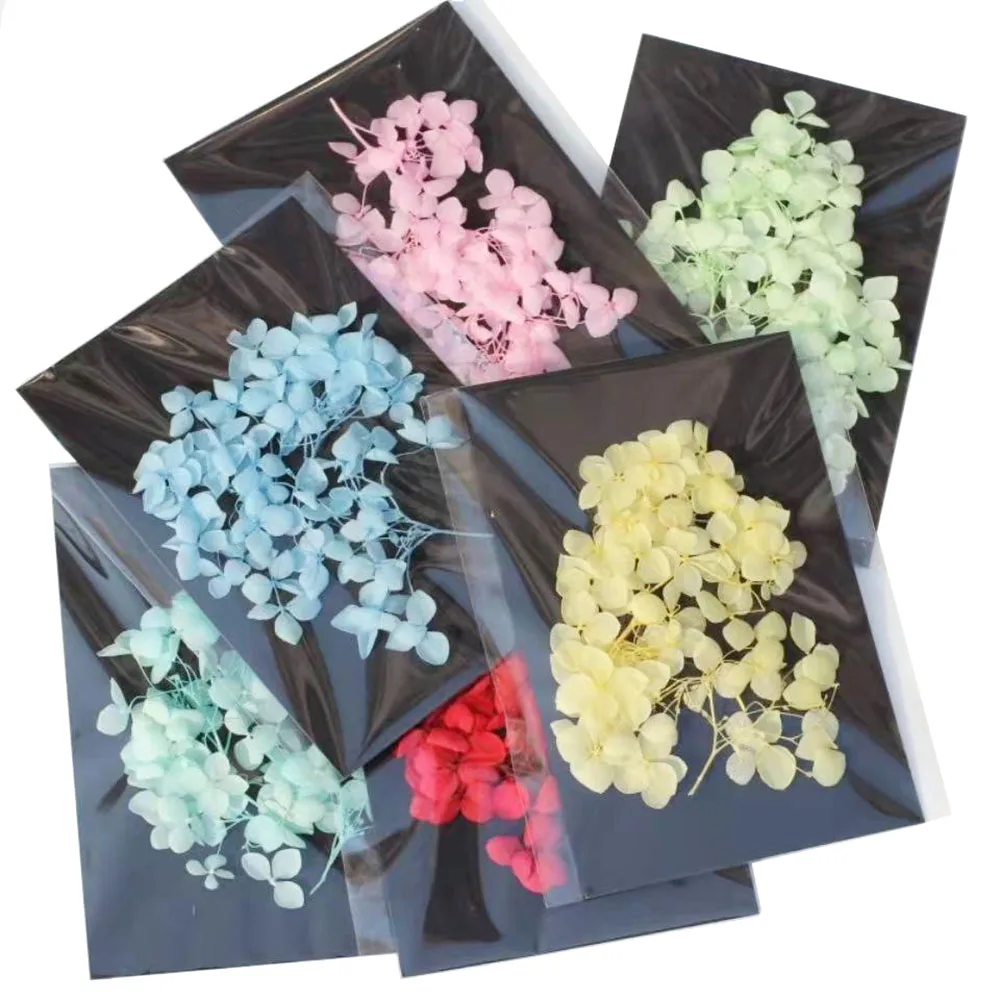 

10*15cm/Pack Dye Tintage Dry Flowers Petal Acrylictips Filling Decors Macaroon Hydrangea Floret Gradient Nail Geltip Accessories