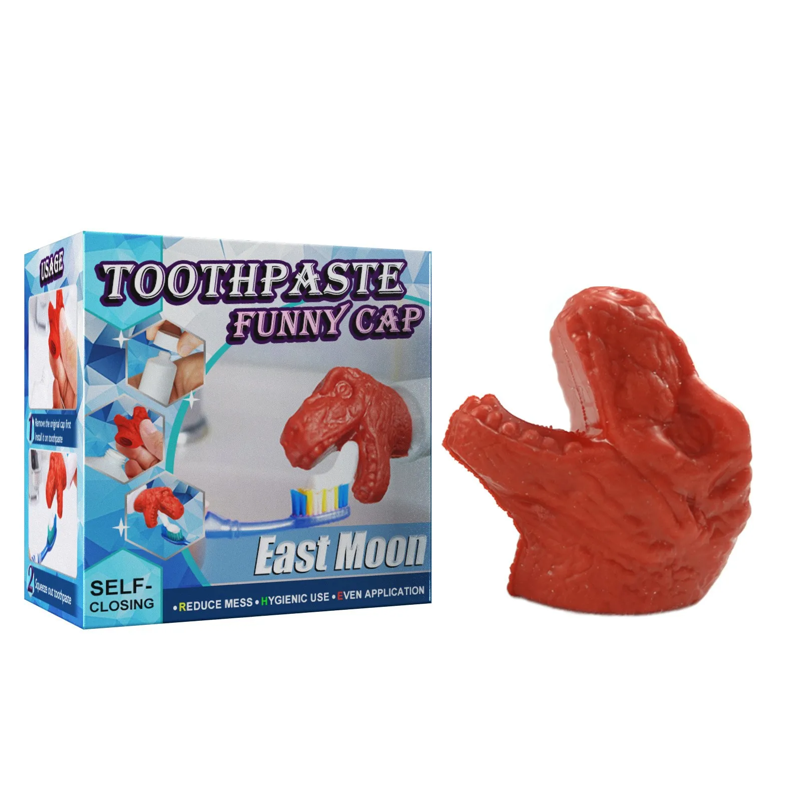 

Toys Girl 3 Years Dinosaur Toothpaste Head Creative Personality Toothpaste Head Fun Toys Spoof Toys