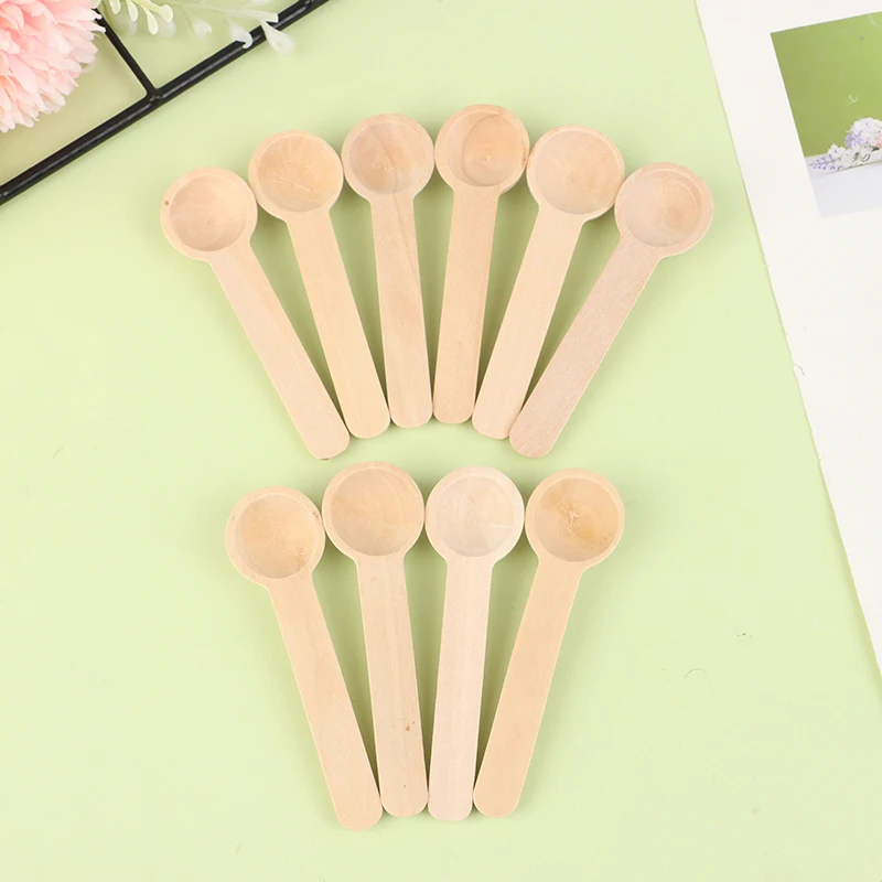 10 шт. деревянные мерные ложки для соли и специй