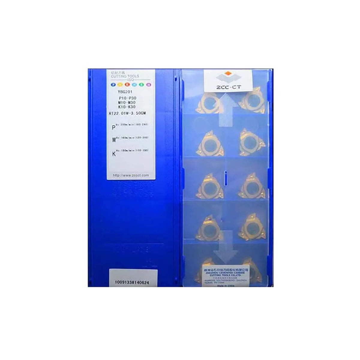 

ZCC CT 100% Original RT22 01W N60P 6.00GM 4.50GM 5.0GM 4.0GM N60T N55P YBG201 CNC Lathe Machine Treading Turning Toos Insert