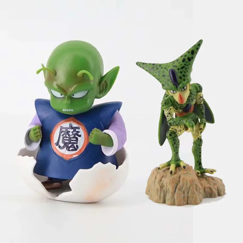 

Dragon Ball Super Saiyan Action Figure Q Version Piccolo Cell Son Goku Frieza Vegeta IV Anime Figure Model Desktop Ornament Toys