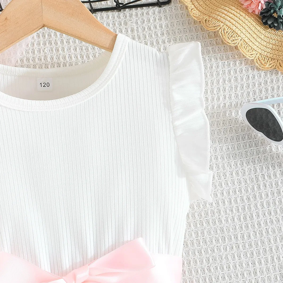 Повседневное платье с цветочной юбкой-бабочкой модная юбка до колена