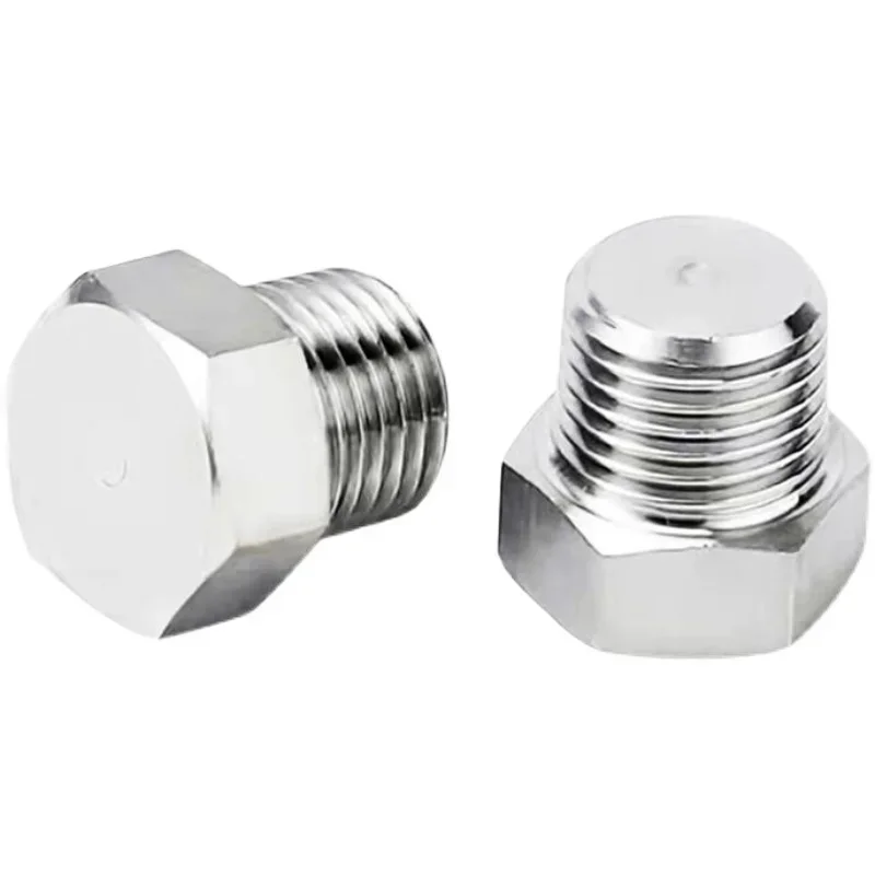 

1/8 дюйма 1/4 дюйма 3/8 дюйма 1/2 дюйма 3/4 дюйма 1 дюйм-1-1/2 дюйма BSP NPT Мужской потайной фланец, шестигранная квадратная заглушка 304 дюйма