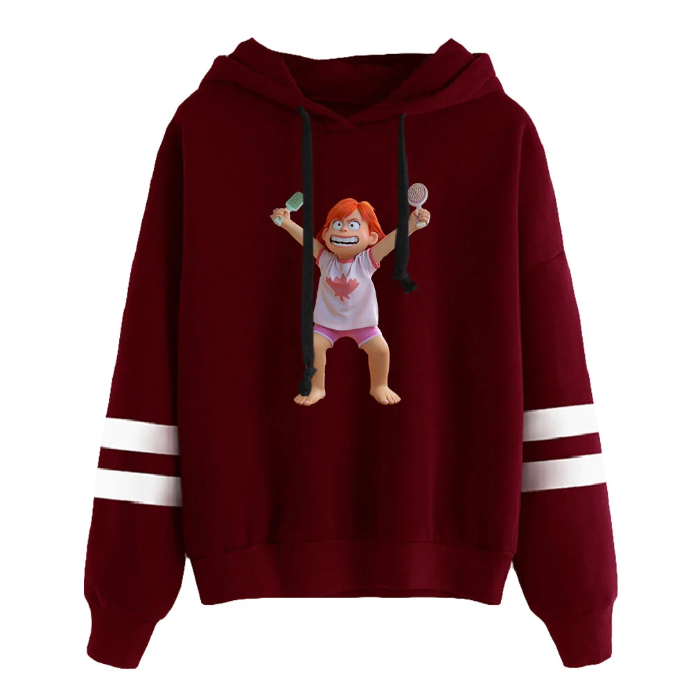 

New Turning Red Hoodie Unisex Tops Women Men's Sweatshirt Casual Hoody Harajuku Clothes 2022 Animation Sweatshirts