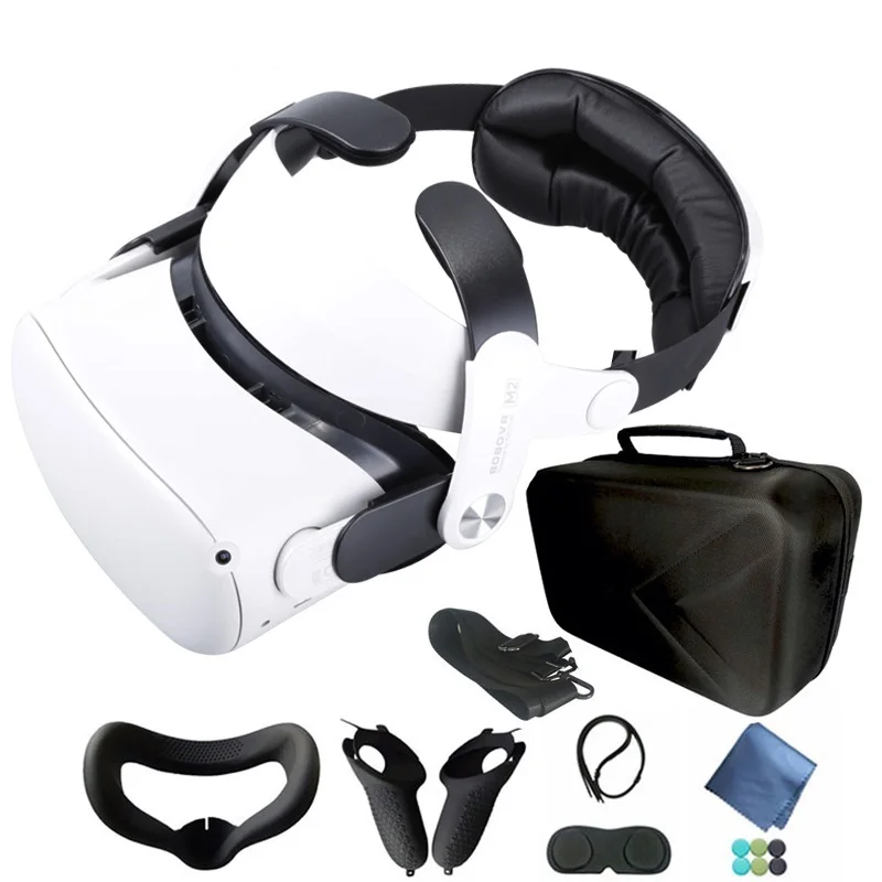 

BOBOVR M2 Adjustable Halo Strap For Oculus Quest 2 Gravity Dispersion Comfortable Strap C2 carryin Case for Quest 2 Accessories