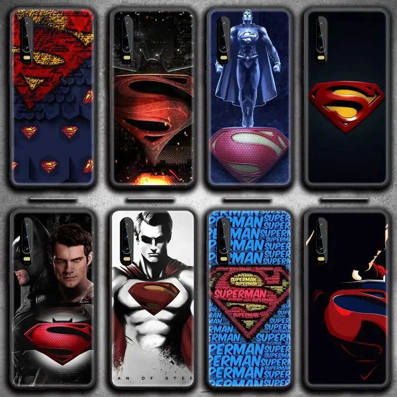 

DC Heroes Superman Phone Case for Huawei P20 P30 P40 lite E Pro Mate 40 30 20 Pro P Smart 2020