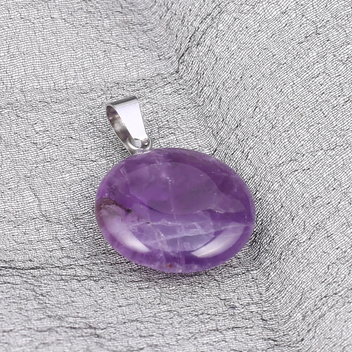 

5pcs Natural Stone Pendants Round Shape Amethysts Indian Agates for Jewelry Making Diy Women Necklaces Earring Gifts 20x20mm