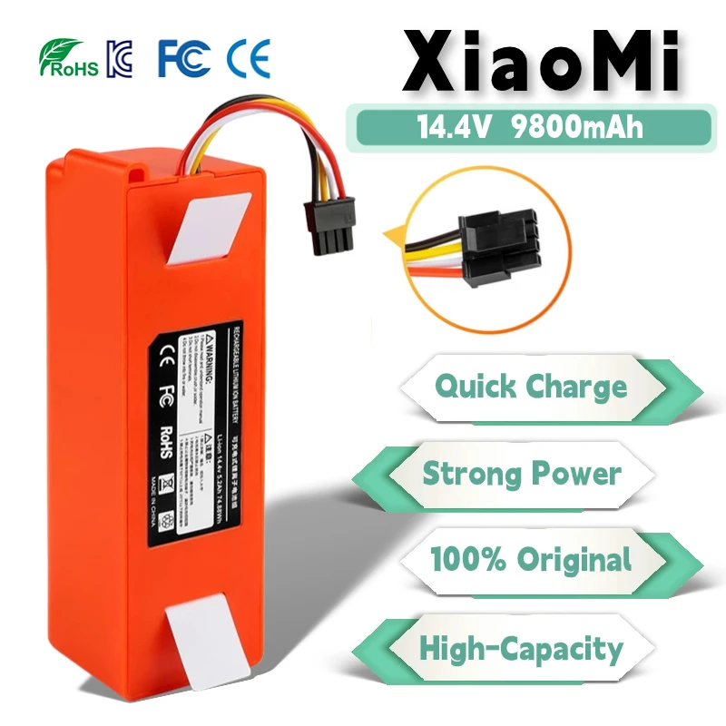 

Запасная батарея для робота-пылесоса Xiaomi Roborock S50 S51 S55