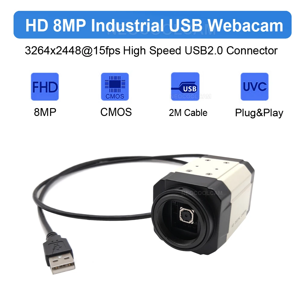 HD 8MP IMX179 USB веб-камера с автофокусом OTG UVC Мини Промышленная металлическая коробка