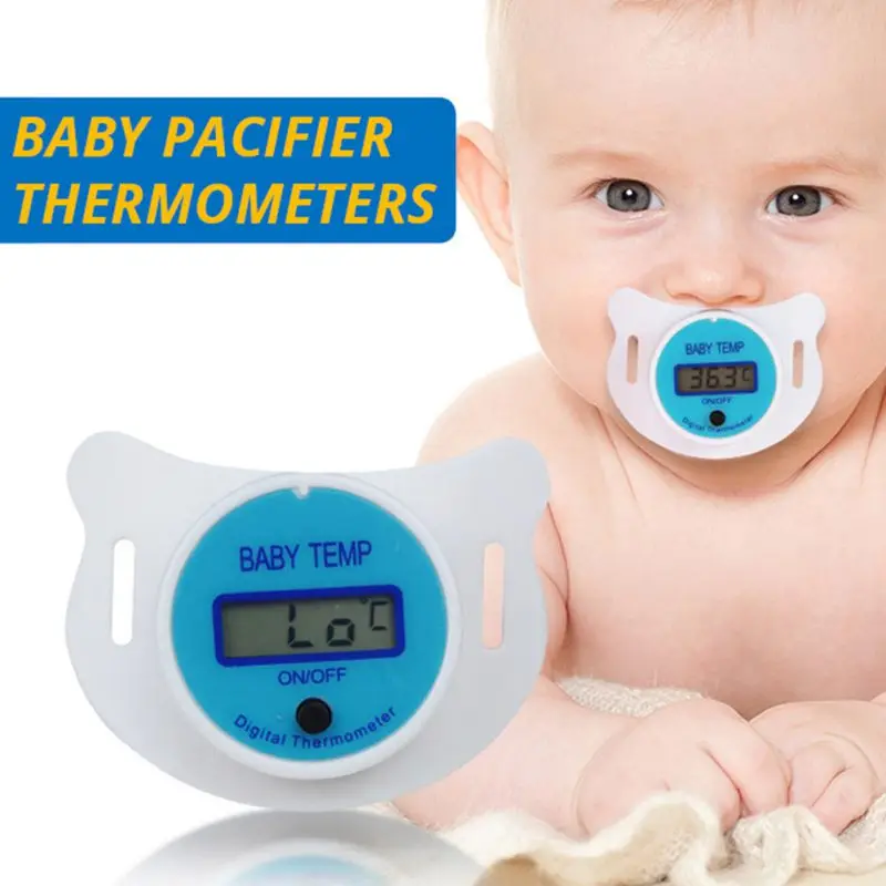 

Infants Baby Practical Clack Digital Temperature Pacifier LCD Nipple Kitchen Thermometer Mouth Alarm Gadgets