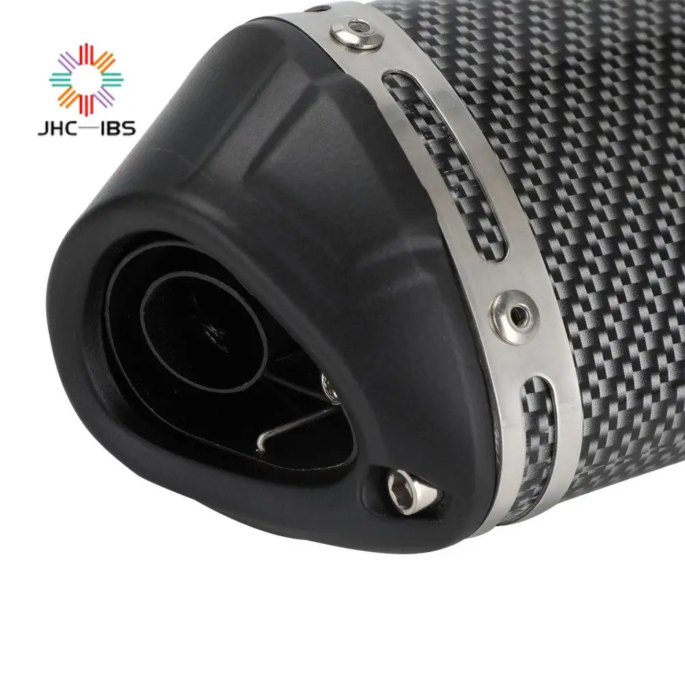 Аксессуары для мотоциклов глушитель из углеродного волокна труба нержавеющей