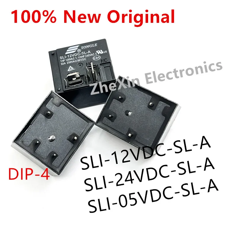 5-10 шт./партия SLI-12VDC-SL-A, SLI-24VDC-SL-A DIP-4, новое оригинальное реле сигнала, SLI-05VDC-SL-A