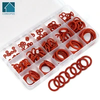 150pcsbox pcp paintball vmq sealing o rings od 6mm 30mm cs 1mm 1 5mm 1 9mm 2 4mm red silicone gasket replacements