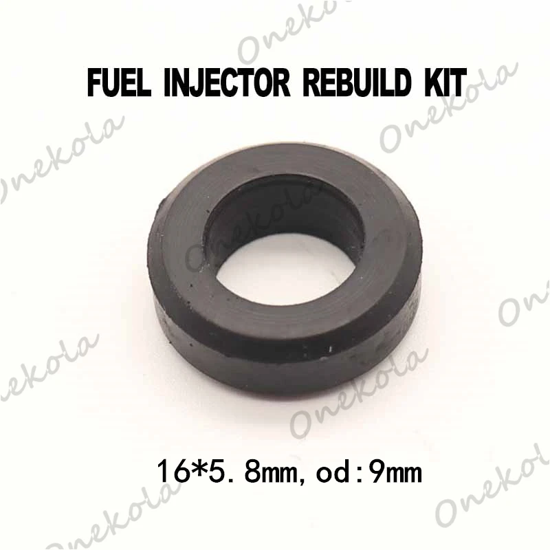 

100pieces fuel injector rubber seals for fuel injector repair kits (16*5.8mm,od:9mm)for Toyota Lexus Nissan Honda Mazda
