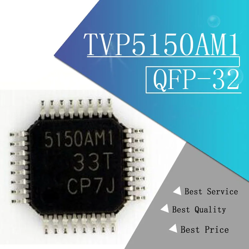 1 шт./лот TVP5150AM1PBSR TVP5150AM1 TVP5150 5150AM1 QFP-32 Video ICs Ultralo Pwr NTSC/PAL SECAM Vid декодер Новый - купить
