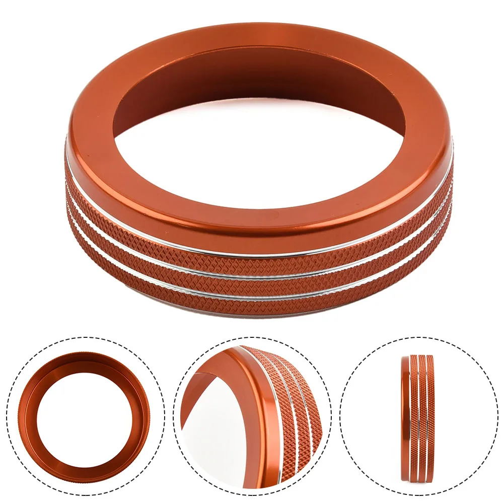 

1pc Key Engine Start Ignition Button Covers Trim Ring For Ford Maverick 22-23 Orange Auto Interior Decor Accessories